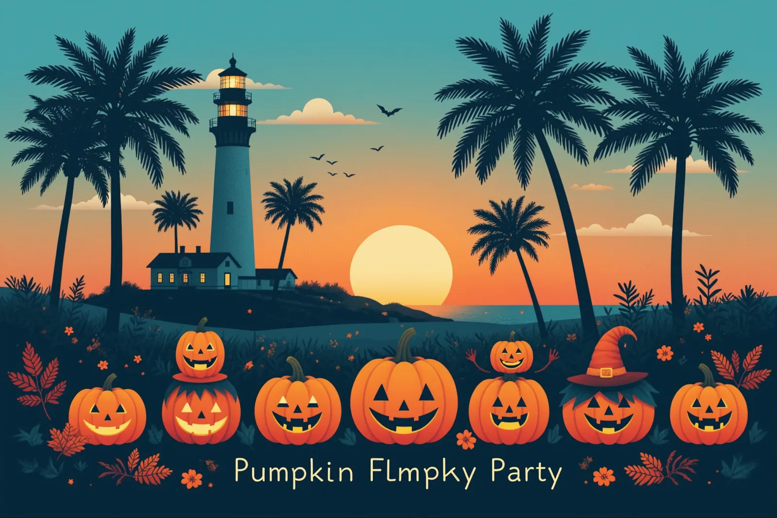 Children in costumes enjoying games and crafts at the Pumpkin Party event.