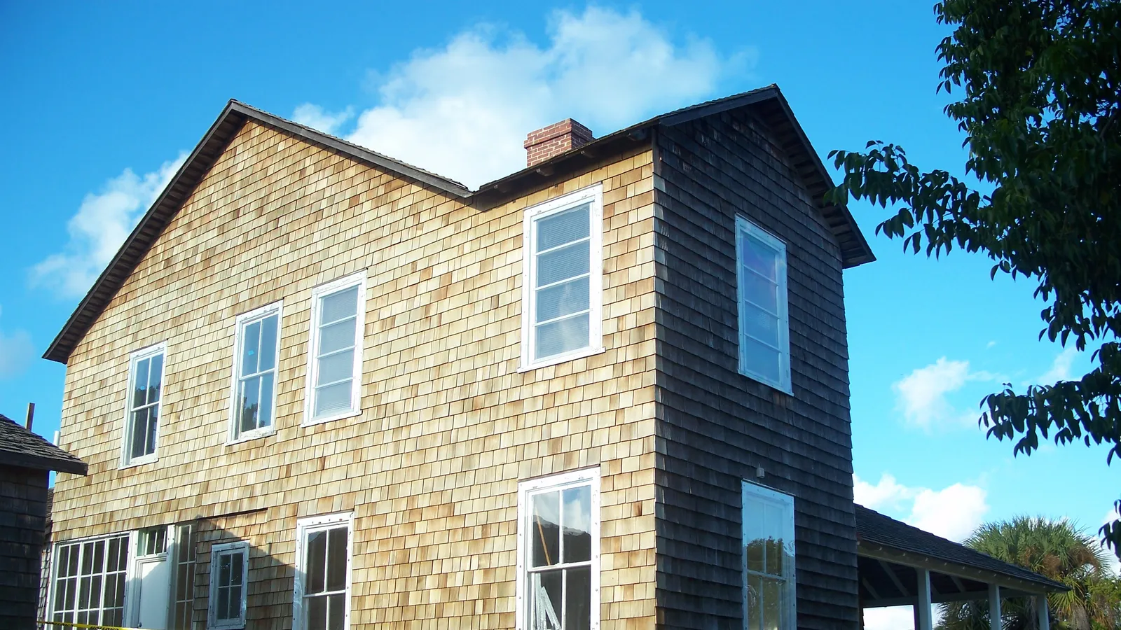 The historic wood-shingled DuBois Pioneer Home at DuBois Park.